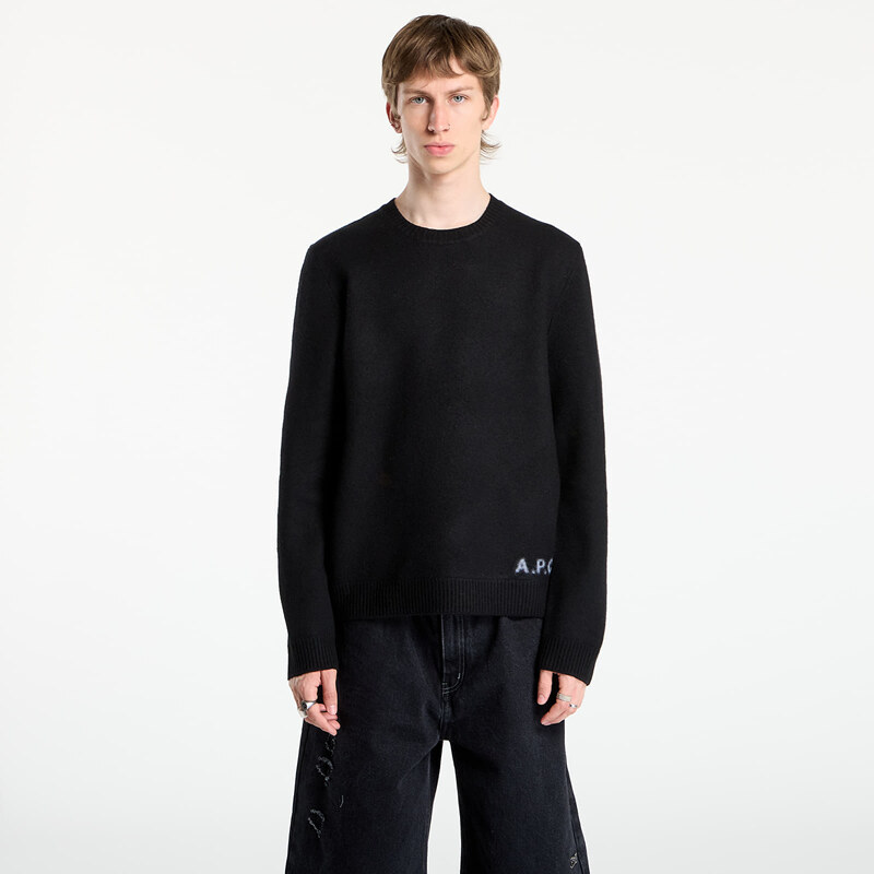 Sveter A.P.C. Edward Jumper Black XXL 64503621