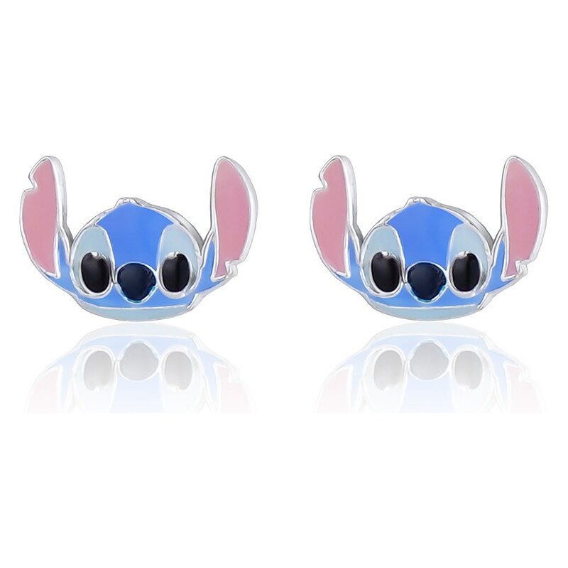 Disney Slušivé strieborné náušnice Stitch Mini ES00101SL.CS 66586671
