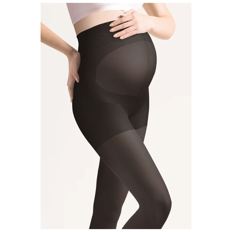 Gabriella Tehotenské pančuchové nohavice Mamma 40 DEN čierne 64515001