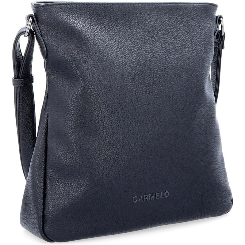Kabelka zo syntetickej kože crossbody Carmelo čierna 4271 C 45814493
