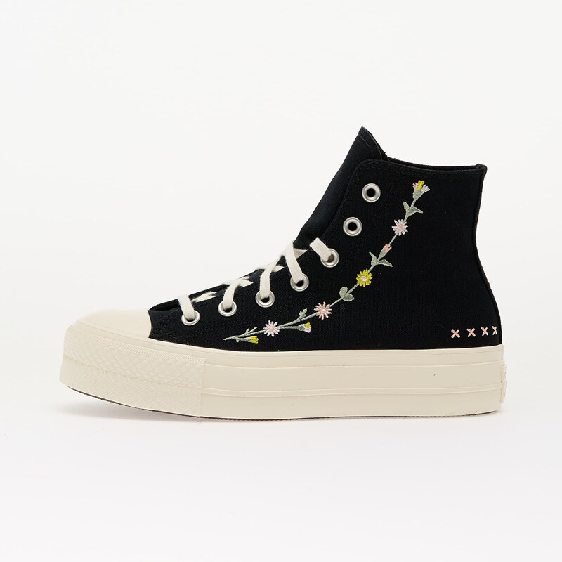 Converse Chuck Taylor All Star Lift Floral Embroidery Black/ Egret/ 64506080