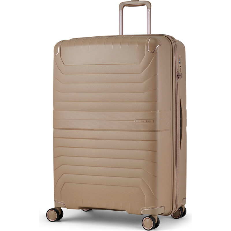 ROCK cestovný kufor Astrid TR-0291/3-L PP – béžová 67280364