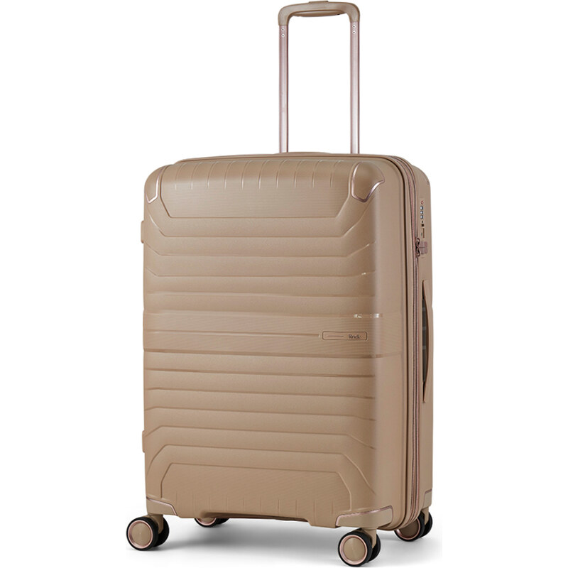 ROCK cestovný kufor Astrid TR-0291/3-M PP – béžová 67280368