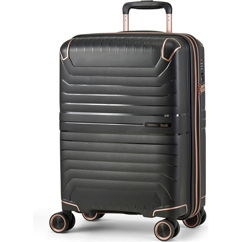 ROCK kabinová batožina Astrid TR-0291/3-S PP – čierna 67280373