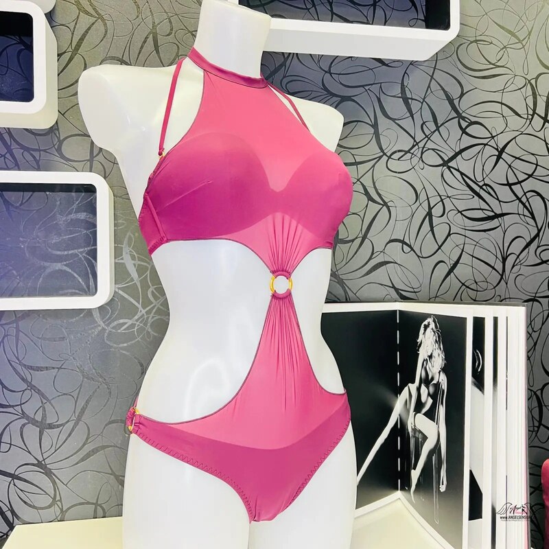 Agent Provocateur Štýlové jednodielne plavky Samantha so zlatými 65202591