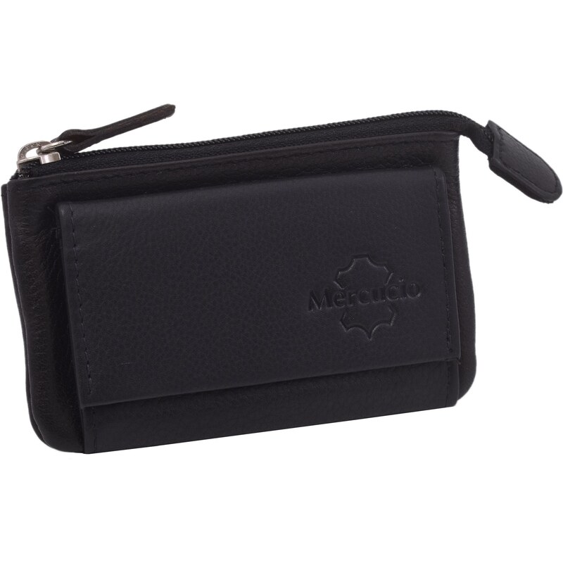 Kožená kľúčenka MERCUCIO čierna 2511495 64507461