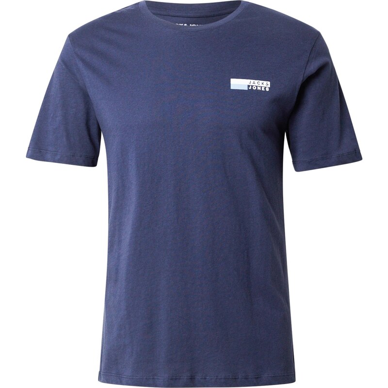JACK & JONES Tričko JWHVESTERBRO svetlomodrá / tmavomodrá / biela 64528501