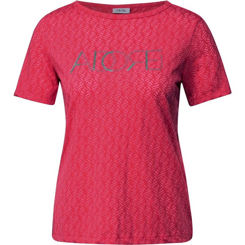 CECIL Tričko Adore trstinová / staroružová / brusnicová / strieborná 64513281