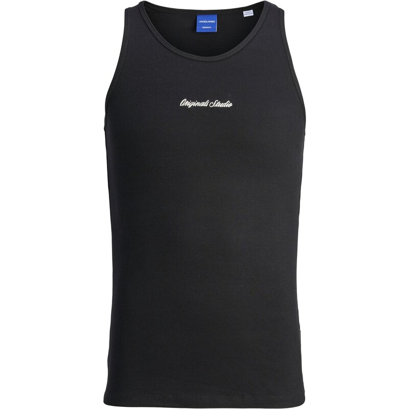 JACK & JONES Tričko JORNORREBRO čierna / biela 64513451