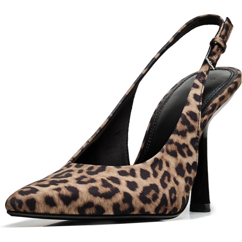 Bershka Lodičky gaštanová / hnedá 65657912