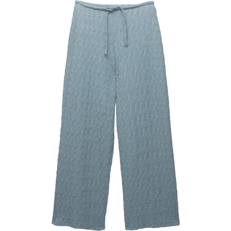 Pull&Bear Nohavice dymovo modrá 64957430