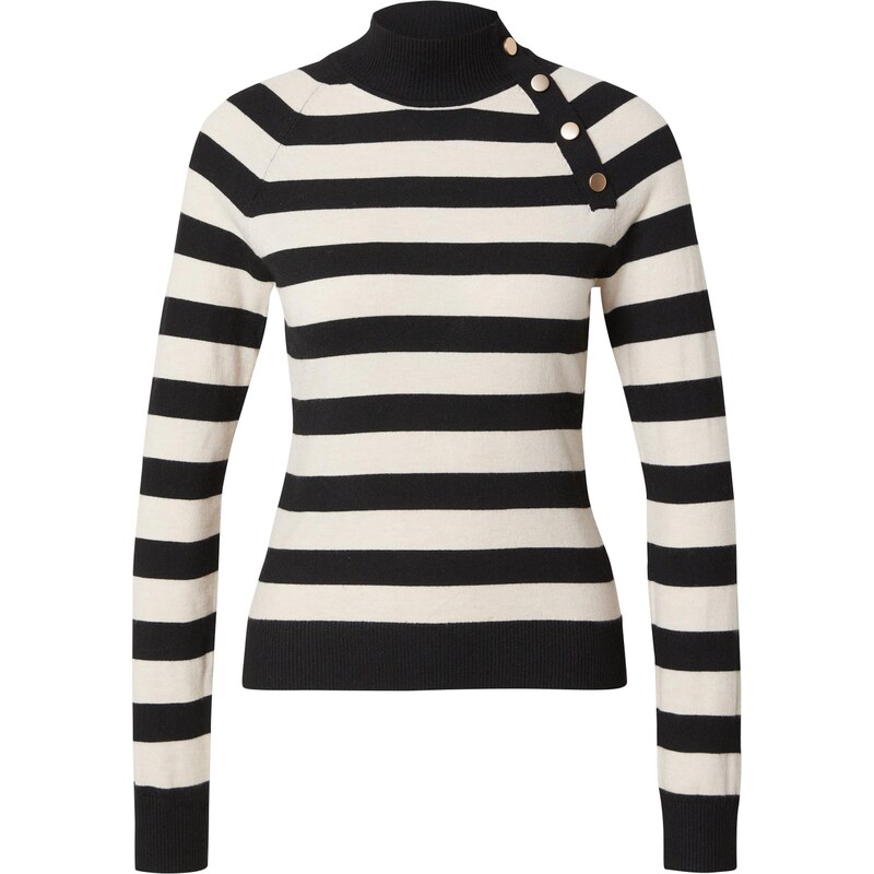 ABOUT YOU Sveter Greta krémová / čierna 65980651