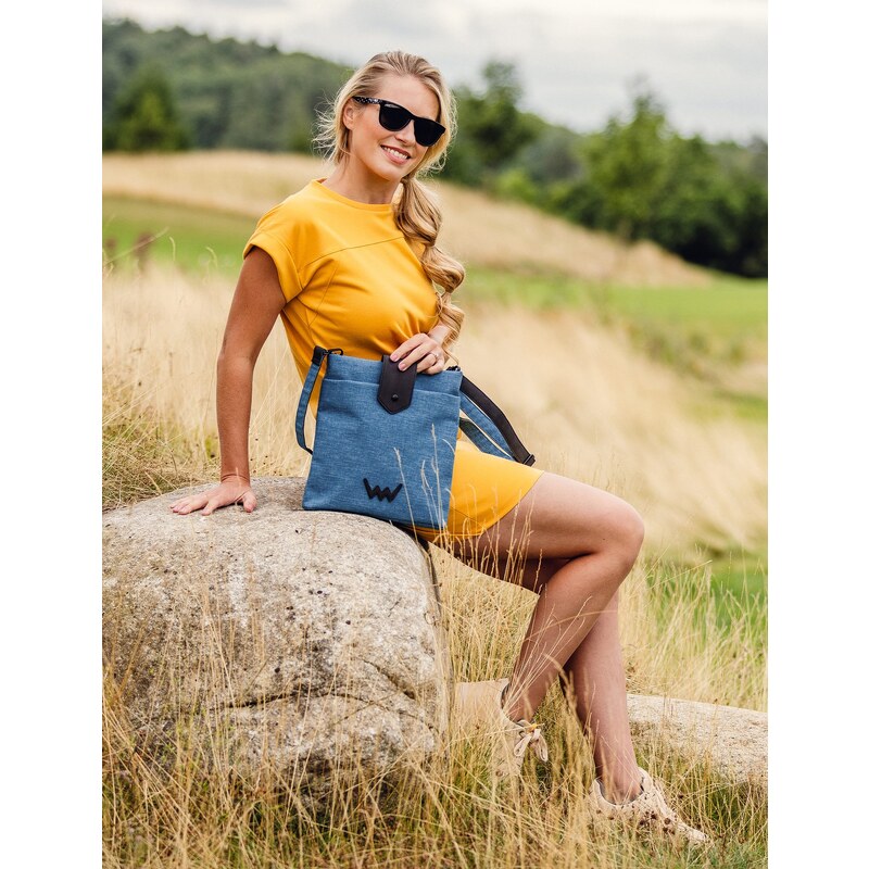 Vuch Dámska crossbody kabelka Vigo Turquoise 66592663