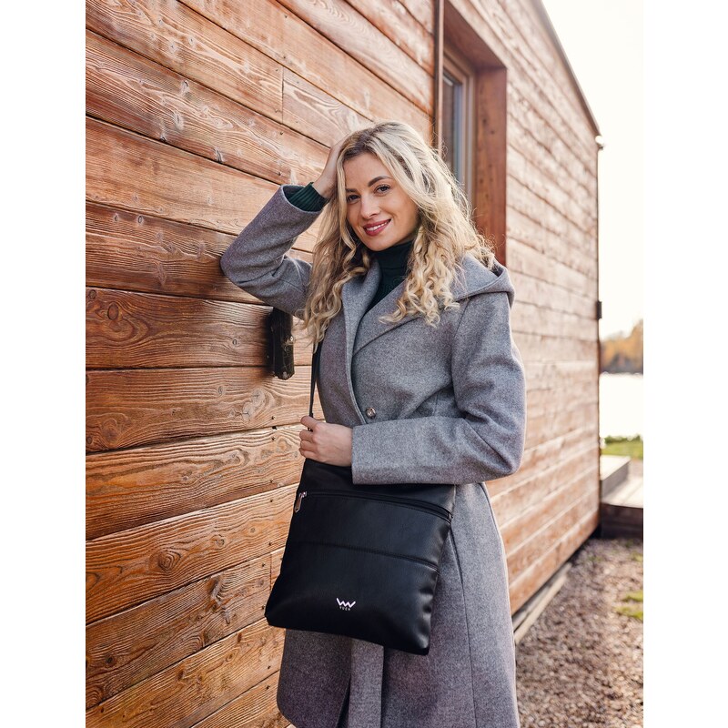 Vuch Dámska crossbody kabelka Prisco Black 66586963