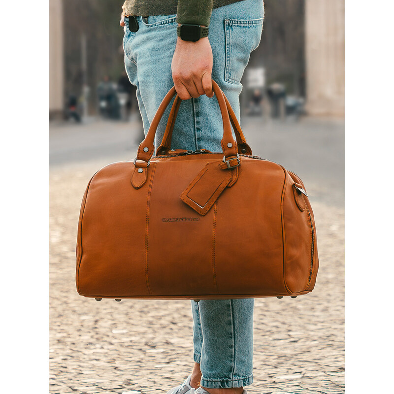 Pánska kožená cestovná taška The Chesterfield Brand Liam - koňak 64515924