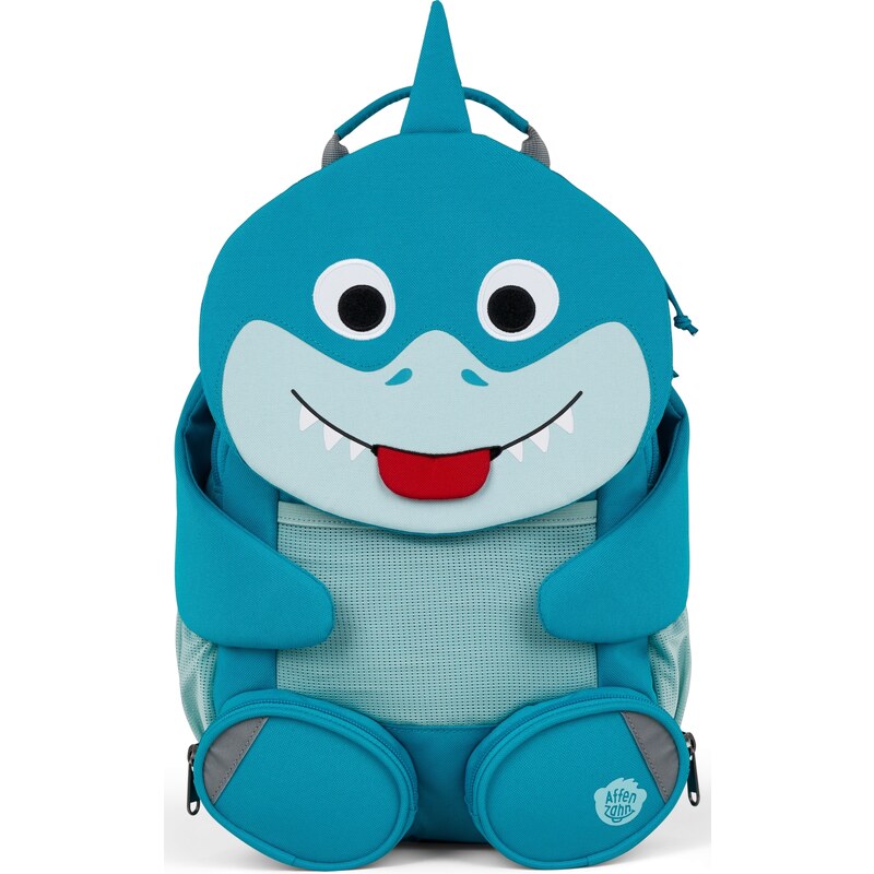 Affenzahn detský batoh do škôlky large Shark - blue 64732659