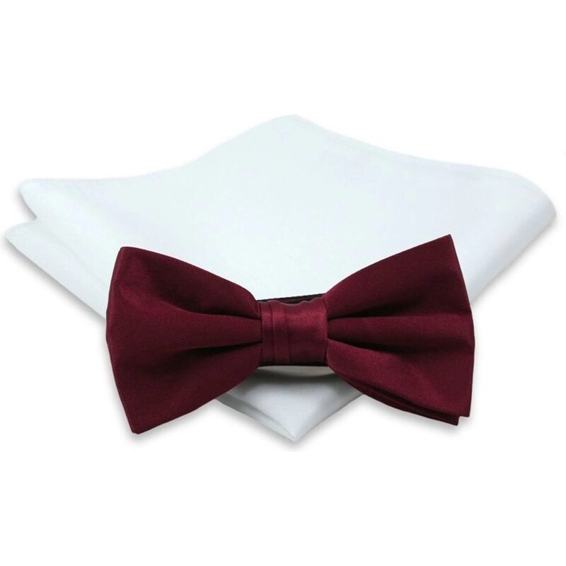 E-shop Elegantný bordový pánsky motýlik Chattier