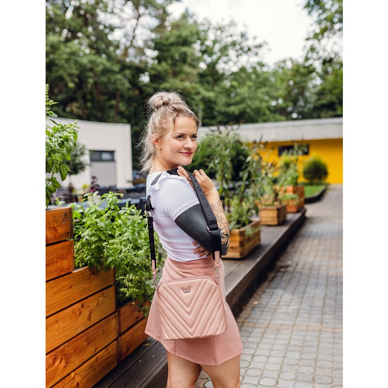 Vuch Dámska crossbody kabelka Pirett Pink 66588913