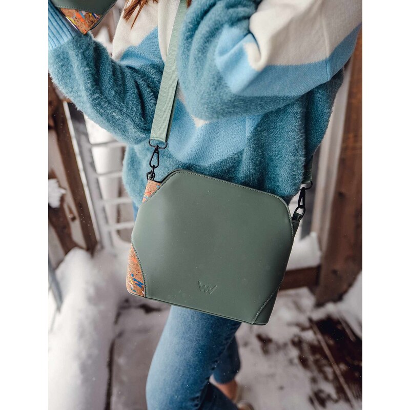 Vuch Dámska crossbody kabelka Linea Dusty Green 66587961