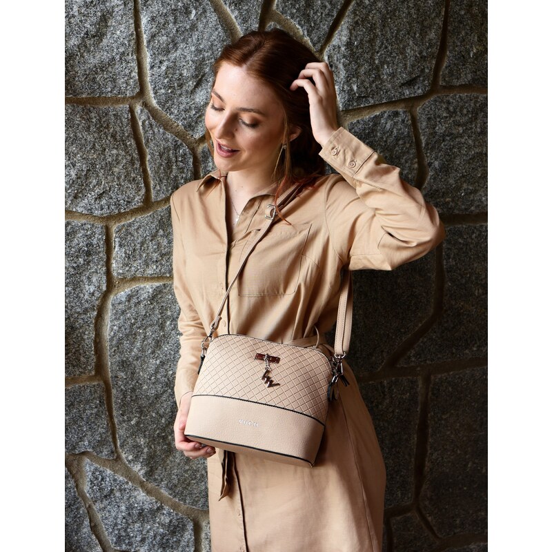 Vuch Dámska crossbody kabelka Cara Beige 66583657