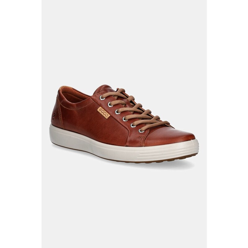 Kožené tenisky Ecco Soft 7 Shoe Lace Up 64521435