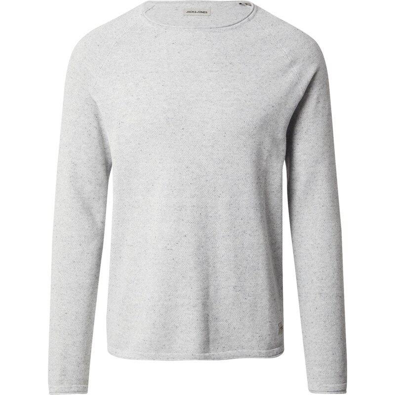 JACK & JONES Sveter JJEHill sivá melírovaná 15665089