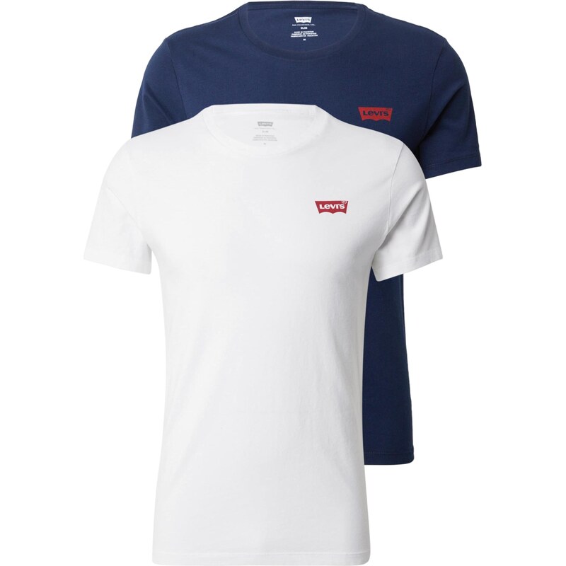 LEVIS Tričko tmavomodrá / červená / biela 22447349