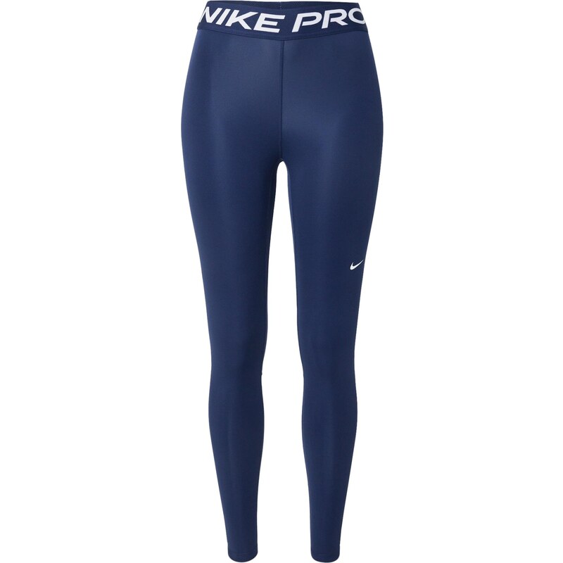NIKE Športové nohavice Pro námornícka modrá / biela 26333958