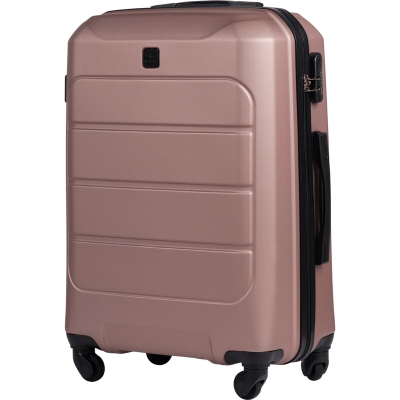 Rosegold stredne veľký cestovný kufor WINGS GANNET GAN01 GANNET, 64507011
