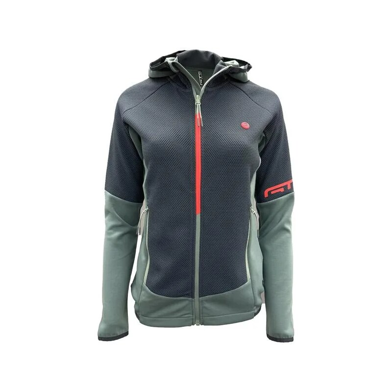 Dámska funkčná mikina GTS 303051 sivá 65296847