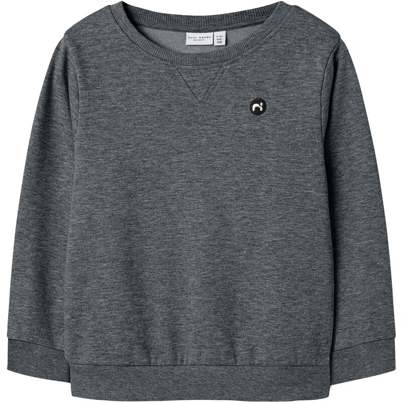 NAME IT Mikina NKMVimo tmavosivá / čierna / biela 64529094