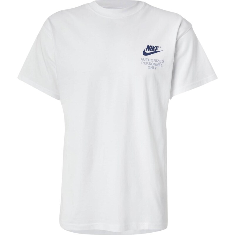 Nike Sportswear Tričko tmavomodrá / sivá / biela 64529214