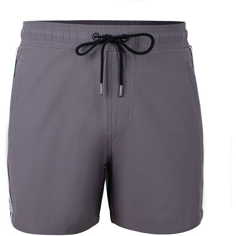 YEAZ Plavecké šortky Seabeat sivá / čierna / biela 64563805