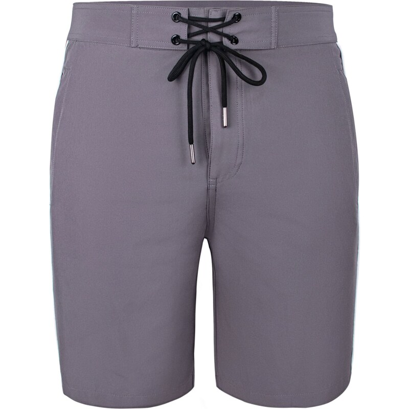 YEAZ Plavecké šortky Davey tmavosivá / biela 64563807