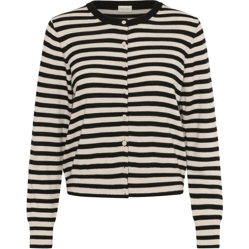 Part Two Kardigán NoelaniPW čierna / prírodná biela 64528707