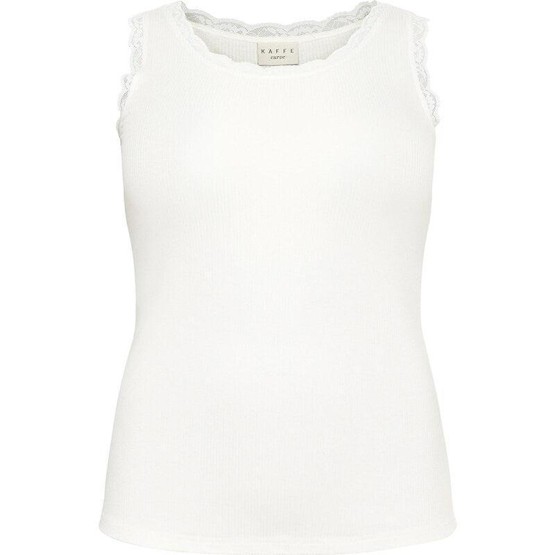 KAFFE CURVE Top KComia prírodná biela 65879905