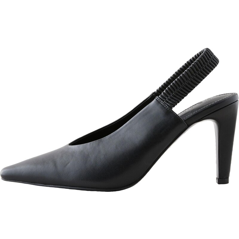 Next Lodičky s otvorenou pätou čierna 65882614