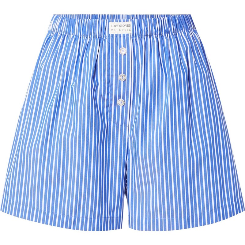 OH APRIL Nohavice OH APRIL x LOVE Stories - James modrá / biela 65881611