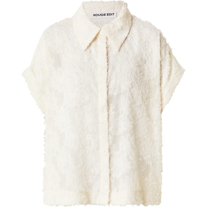 VILA ROUGE EDIT Blúzka VIKYOTO pastelovo žltá 66008326