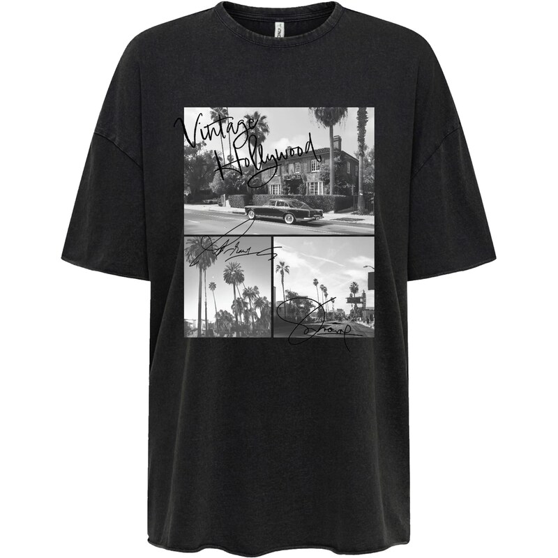 ONLY Tričko ONLLUCY svetlosivá / tmavosivá / čierna 64528958