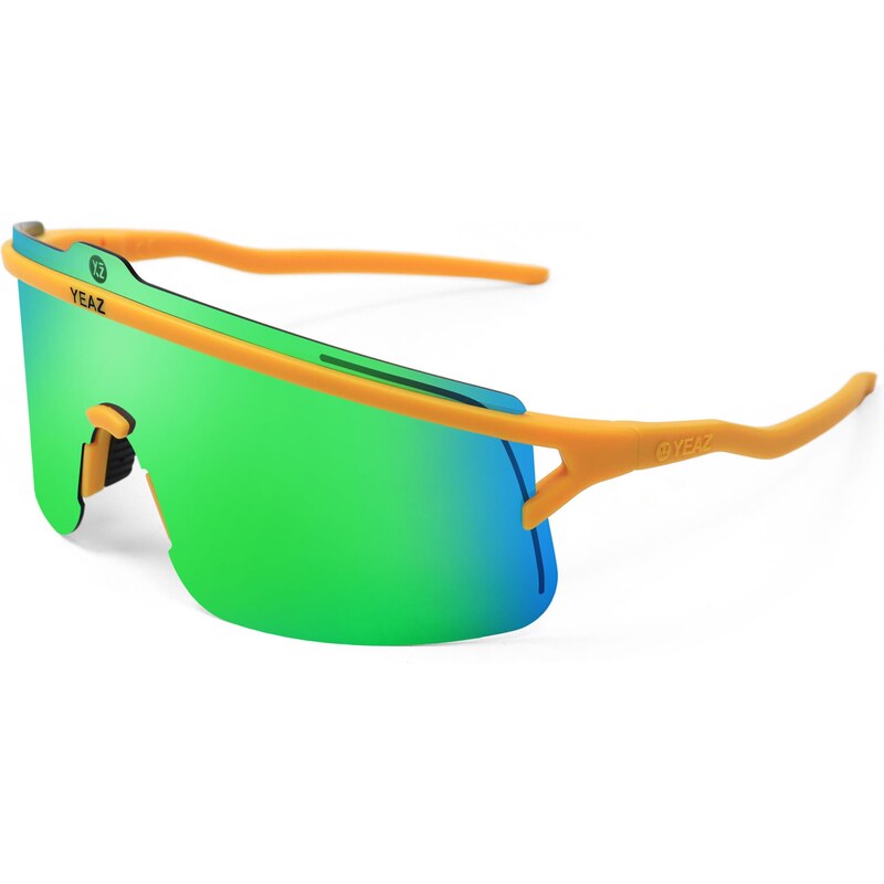 YEAZ Športové slnečné okuliare Sunshade zelená / oranžová 64563761