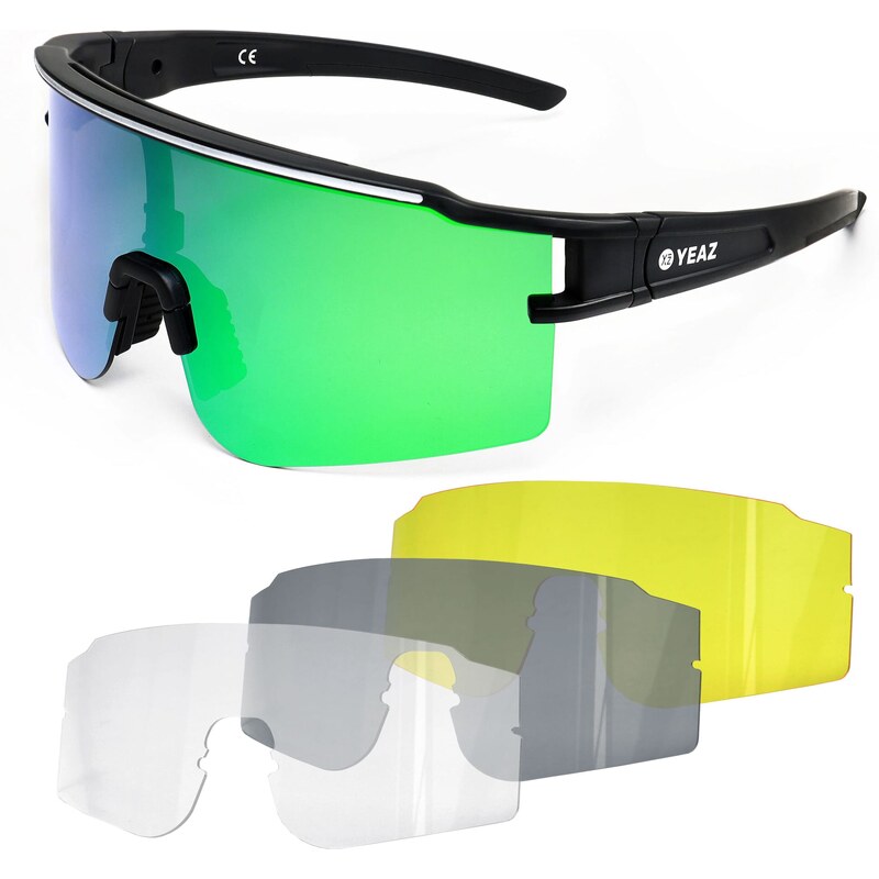 YEAZ Športové slnečné okuliare Sunthrill čierna 64563760