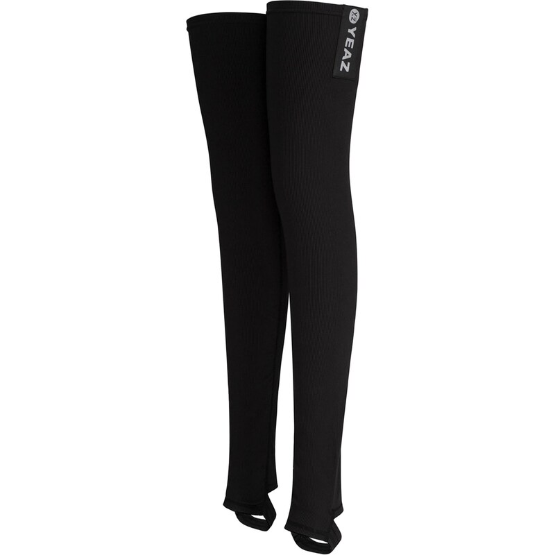 YEAZ Podkolienky Crunch svetlosivá / čierna 64563777