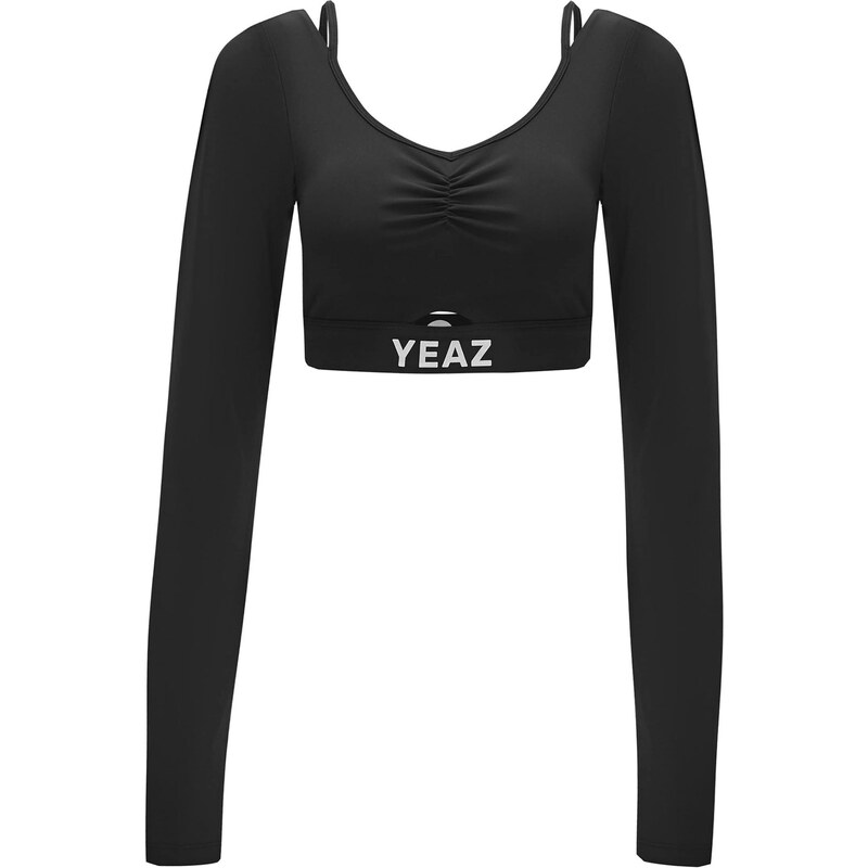 YEAZ Funkčné tričko Horizon čierna / biela 65215925