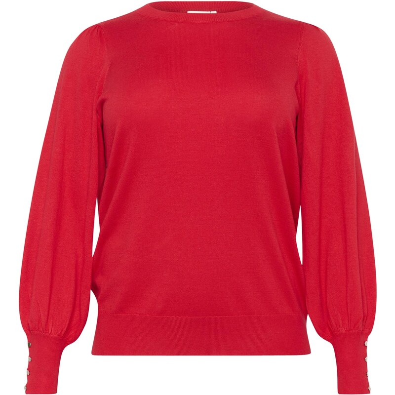 KAFFE CURVE Sveter Lizzy červená 65879899