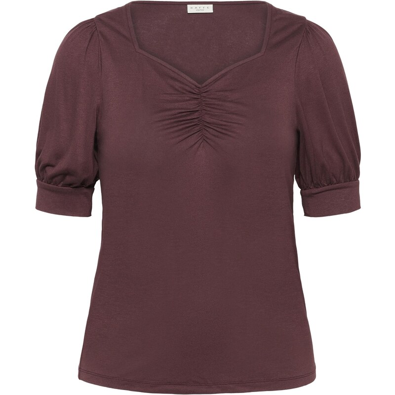 KAFFE CURVE Tričko KCSissy vínovo červená 65879892