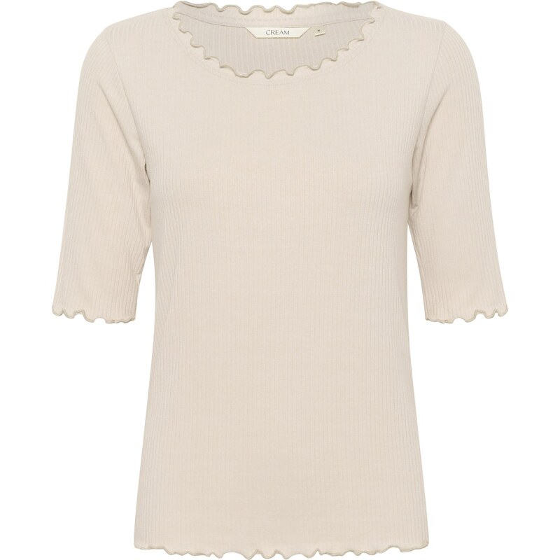 Cream Tričko CRRibba krémová 65653592