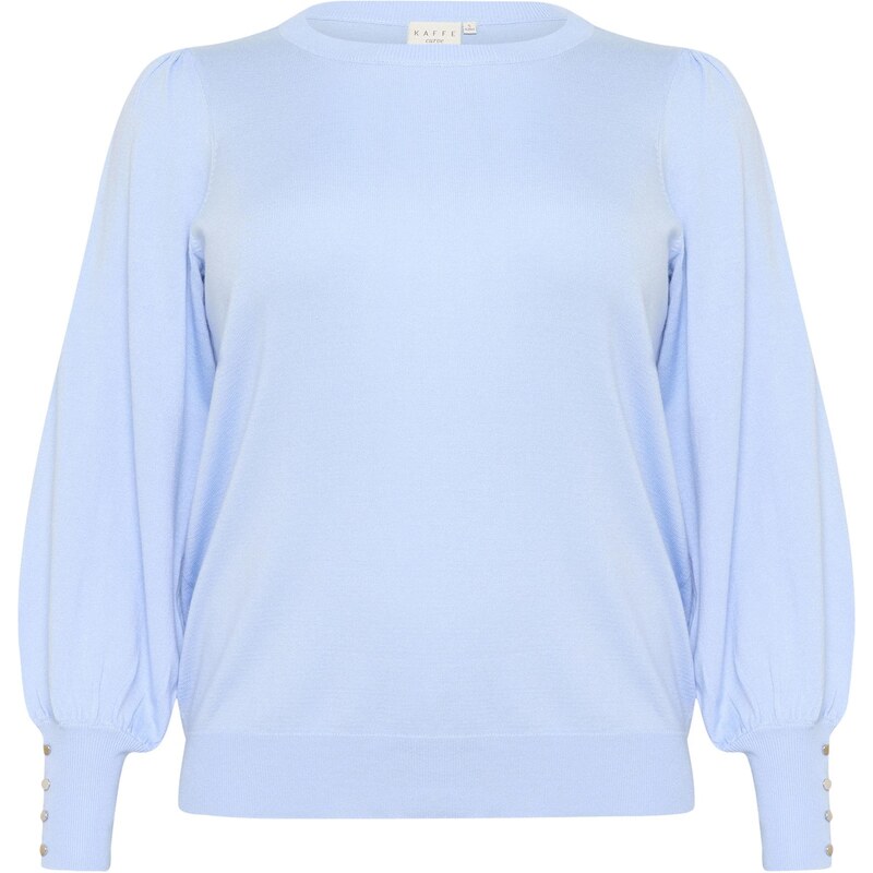 KAFFE CURVE Sveter KCLizzy svetlomodrá 65879895