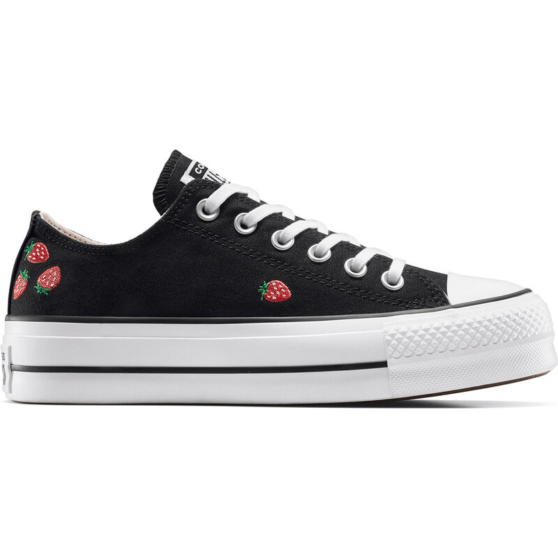 Converse Chuck Taylor All Star Lift Platform Embroidered Strawberries 66361095
