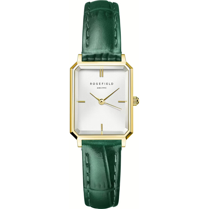 Rosefield Octagon XS White Emerald Leather Gold OWGLG-O86 66594039